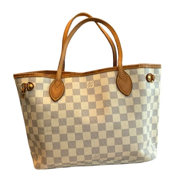 LOUIS VUITTON Neverfull PM Damier Azur - Picture 1 of 12